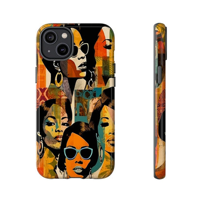 Collage Beauties Phone Case - Afrocentric Art by The Trini Gee
