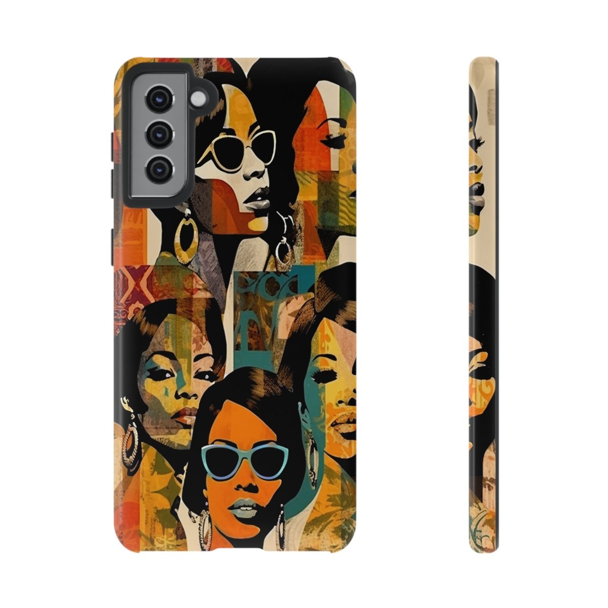 Collage Beauties Phone Case - Afrocentric Art by The Trini Gee
