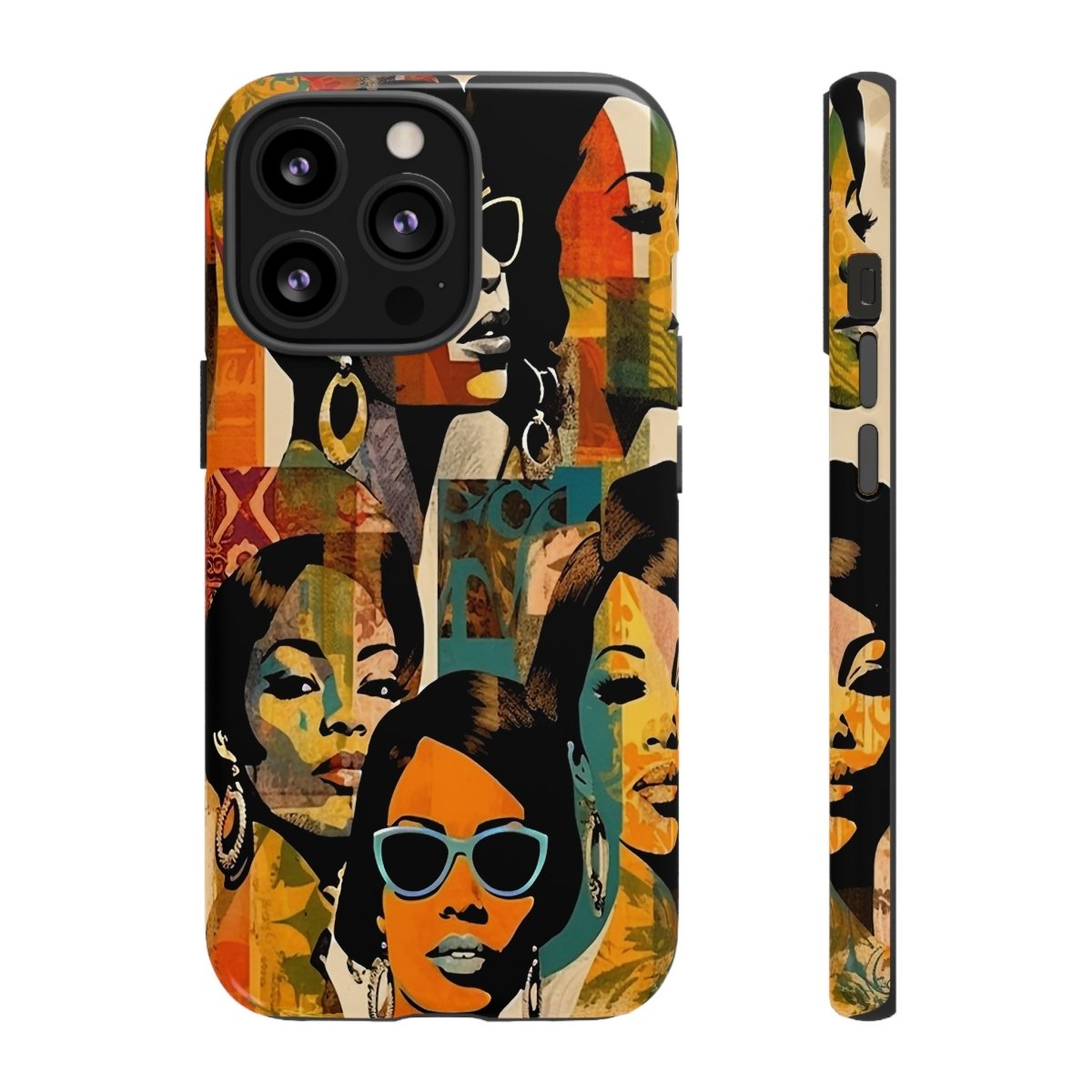 Collage Beauties Phone Case - Afrocentric Art by The Trini Gee
