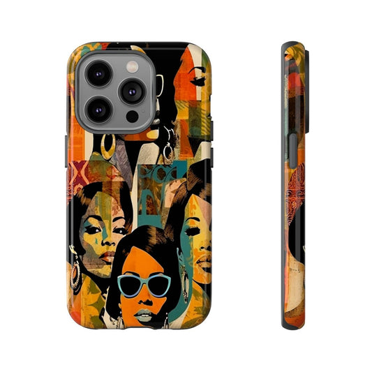 Collage Beauties Phone Case - Afrocentric Art by The Trini Gee