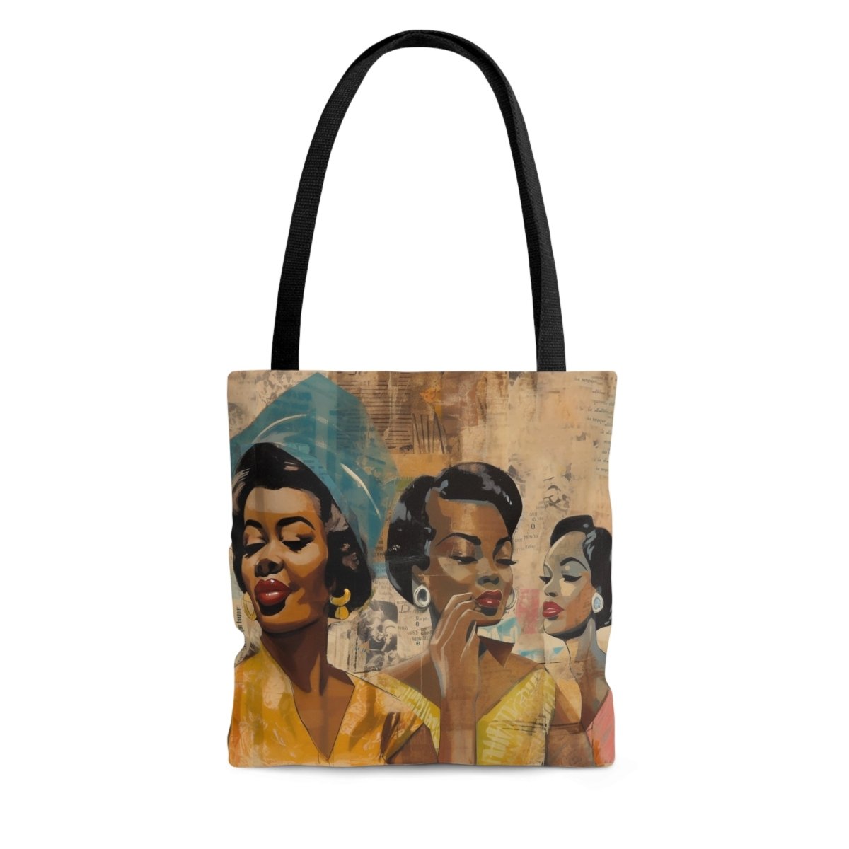 Collage Beauty Tote Bag - Afrocentric Art by The Trini Gee