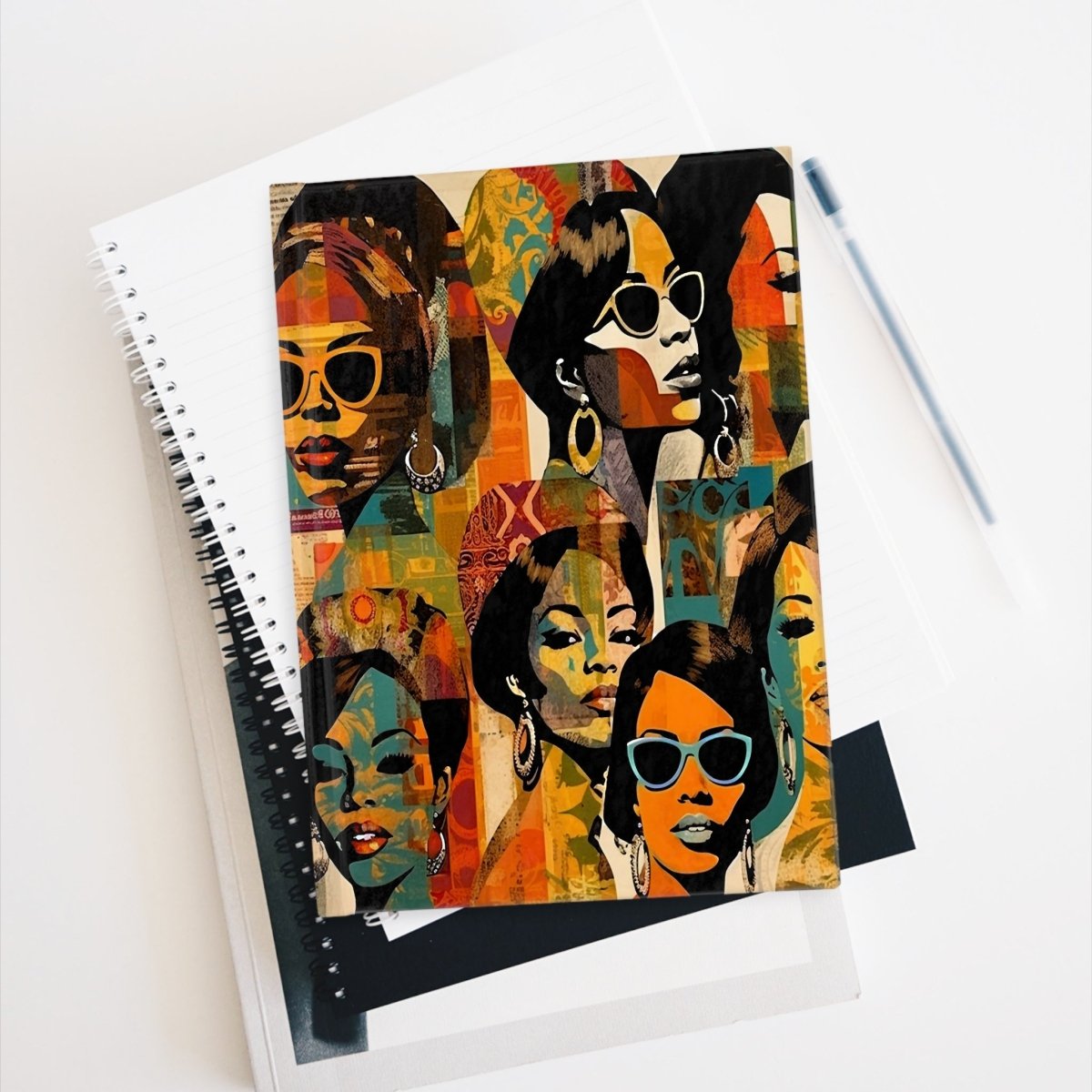 Collage Women Journal - Afrocentric Art by The Trini Gee