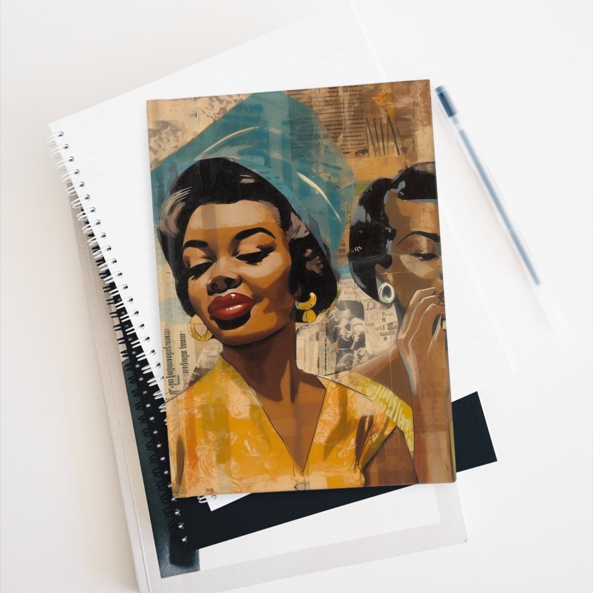 Collage Women Journal - Afrocentric Art by The Trini Gee