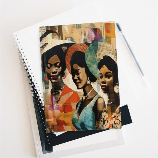 Collage Women Journal - Afrocentric Art by The Trini Gee