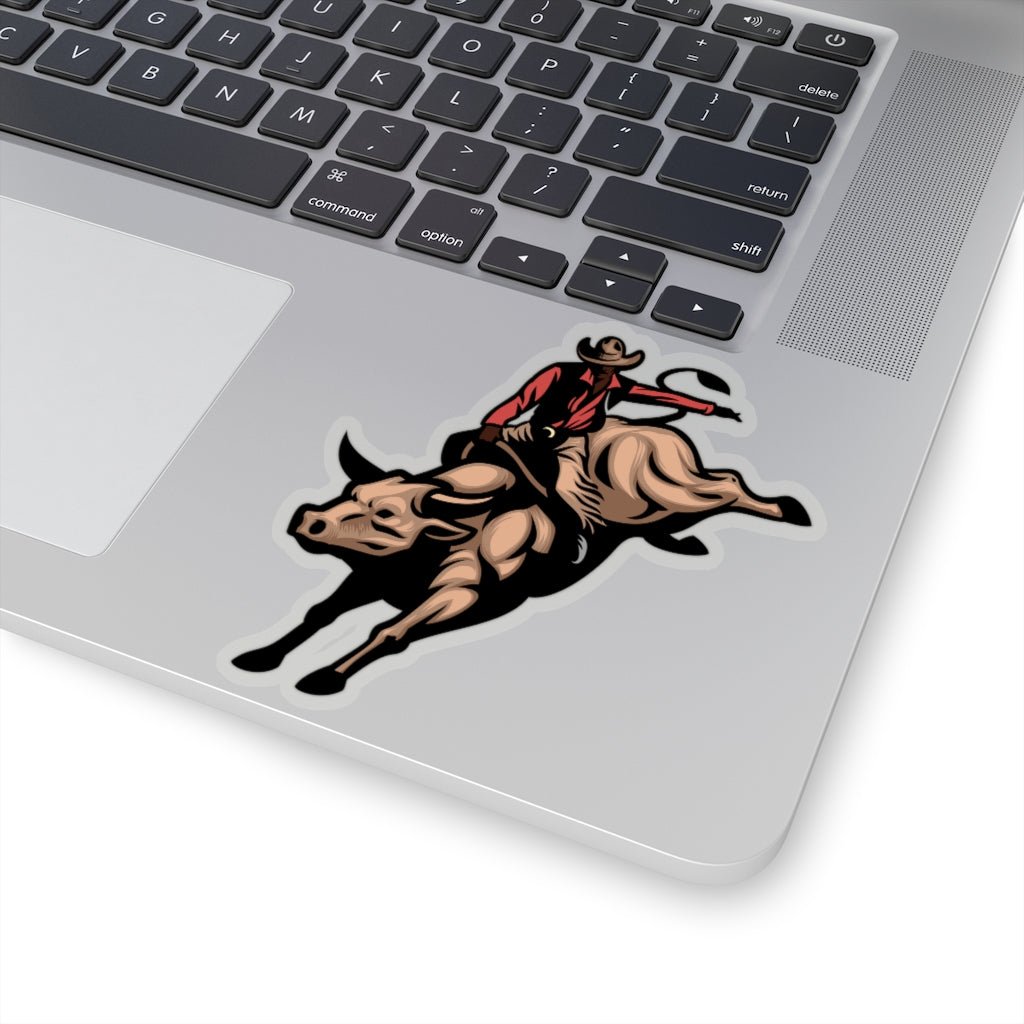 Cowboy Bull Sticker - The Trini Gee