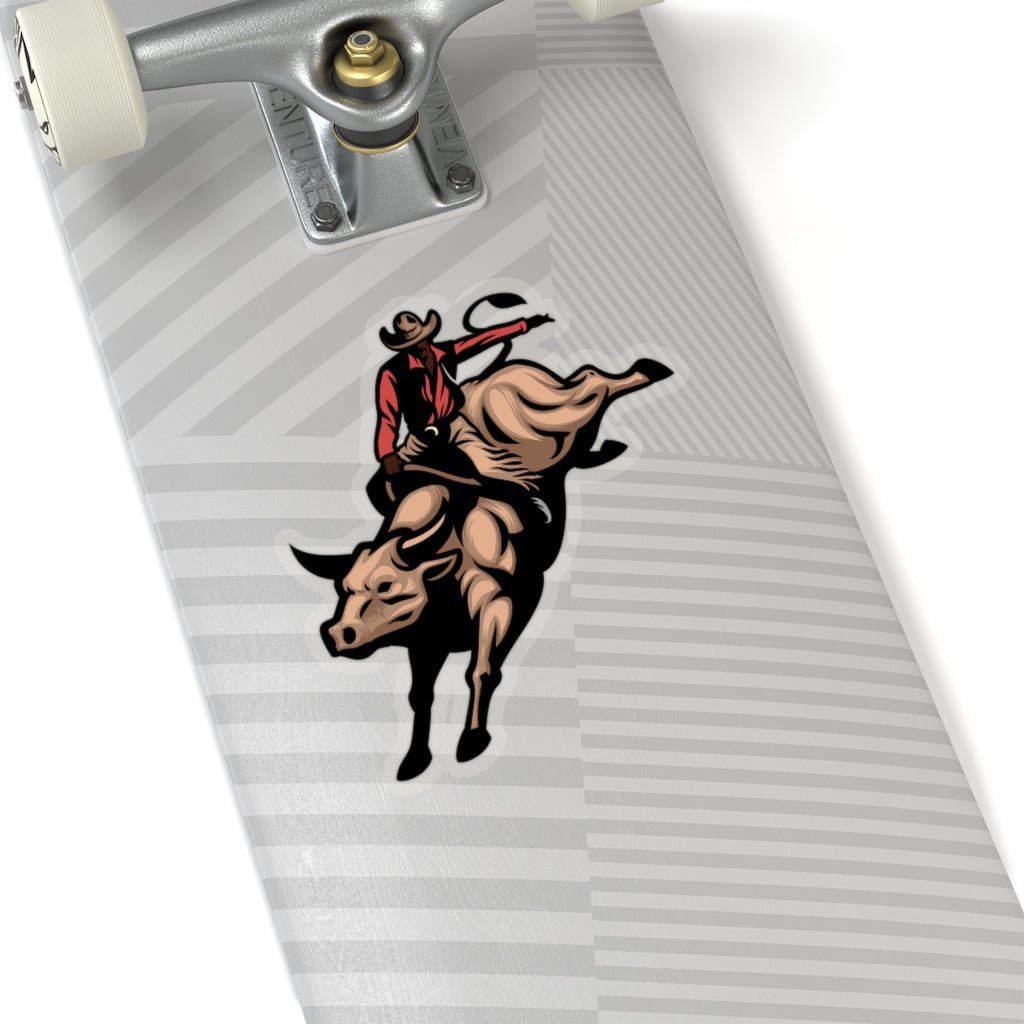 Cowboy Bull Sticker - The Trini Gee
