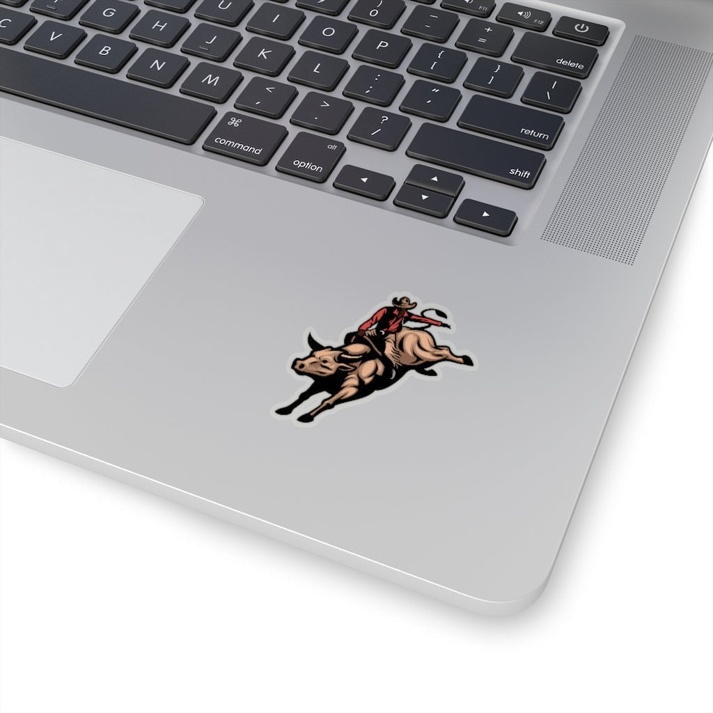 Cowboy Bull Sticker - The Trini Gee