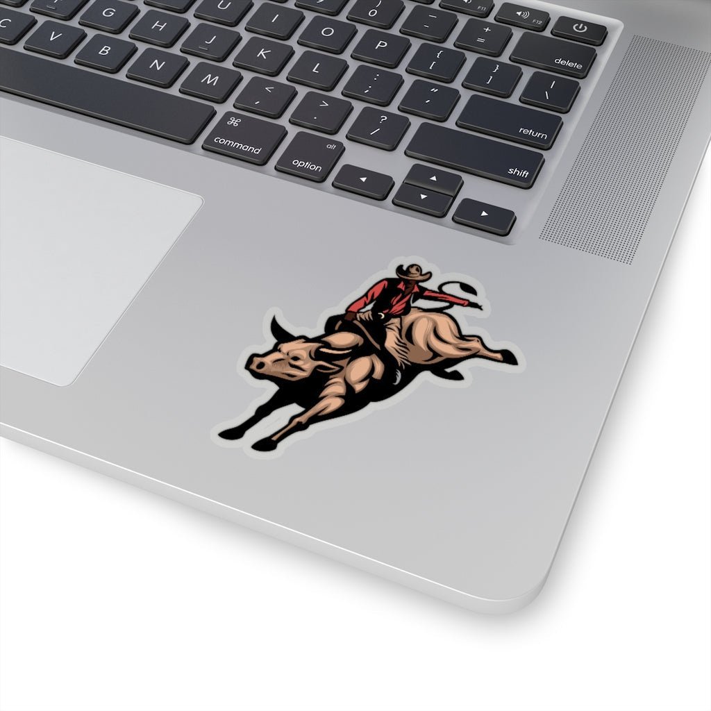 Cowboy Bull Sticker - The Trini Gee