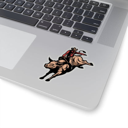 Cowboy Bull Sticker - The Trini Gee