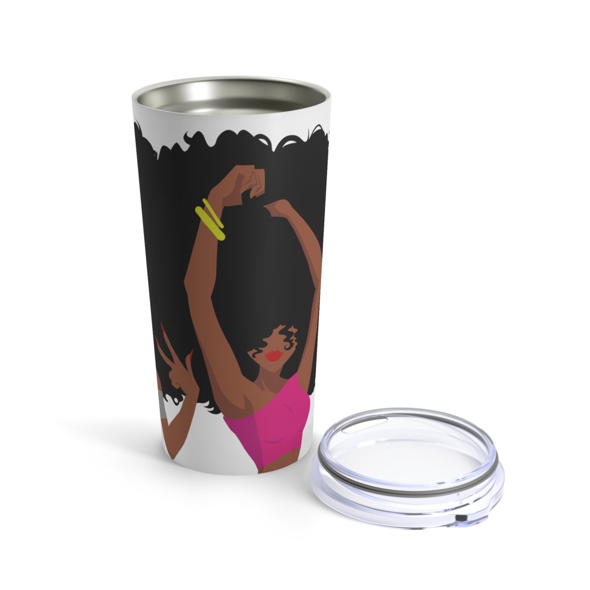 Curly Fro 20oz Tumbler - The Trini Gee