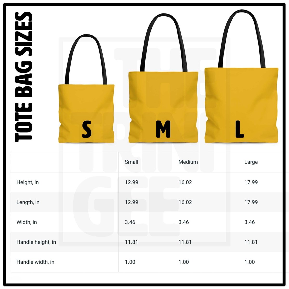 Curly Reader Tote Bag - The Trini Gee
