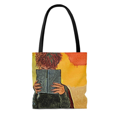 Curly Reader Tote Bag - The Trini Gee