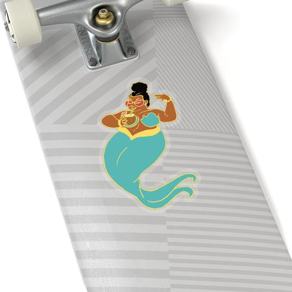 Curvy Mermaid Sticker - The Trini Gee