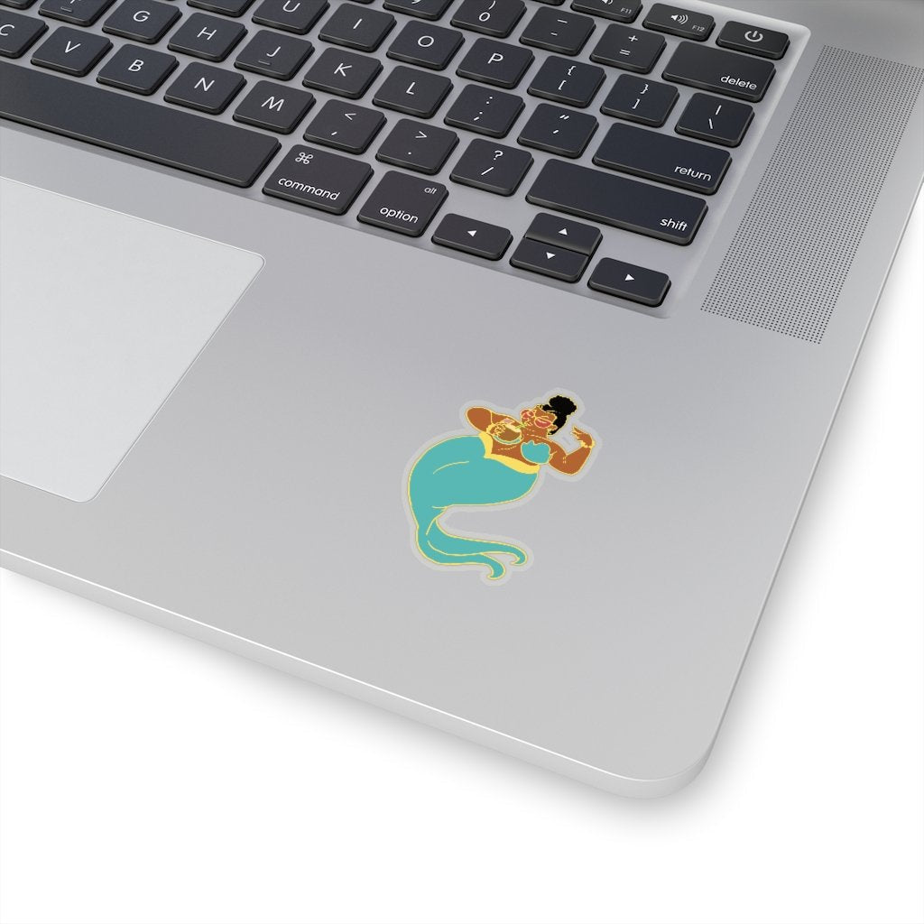 Curvy Mermaid Sticker - The Trini Gee