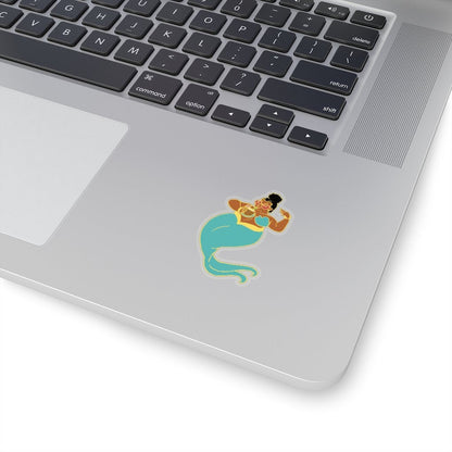 Curvy Mermaid Sticker - The Trini Gee