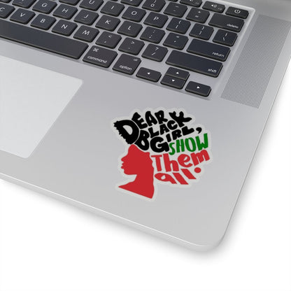 Dear Black Girl Kiss-Cut Stickers - The Trini Gee