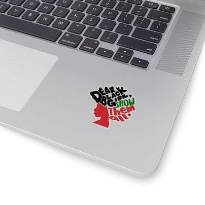 Dear Black Girl Kiss-Cut Stickers - The Trini Gee