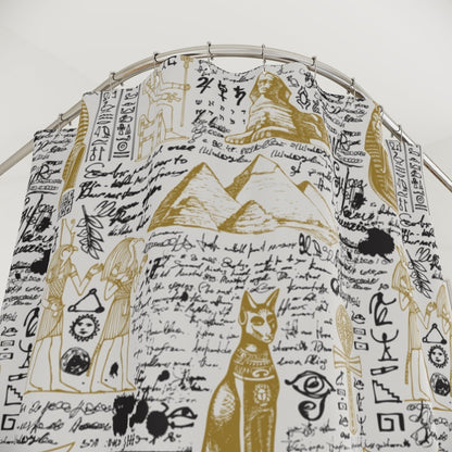 Egyptian Shower Curtain - The Trini Gee