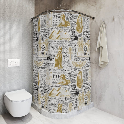 Egyptian Shower Curtain - The Trini Gee