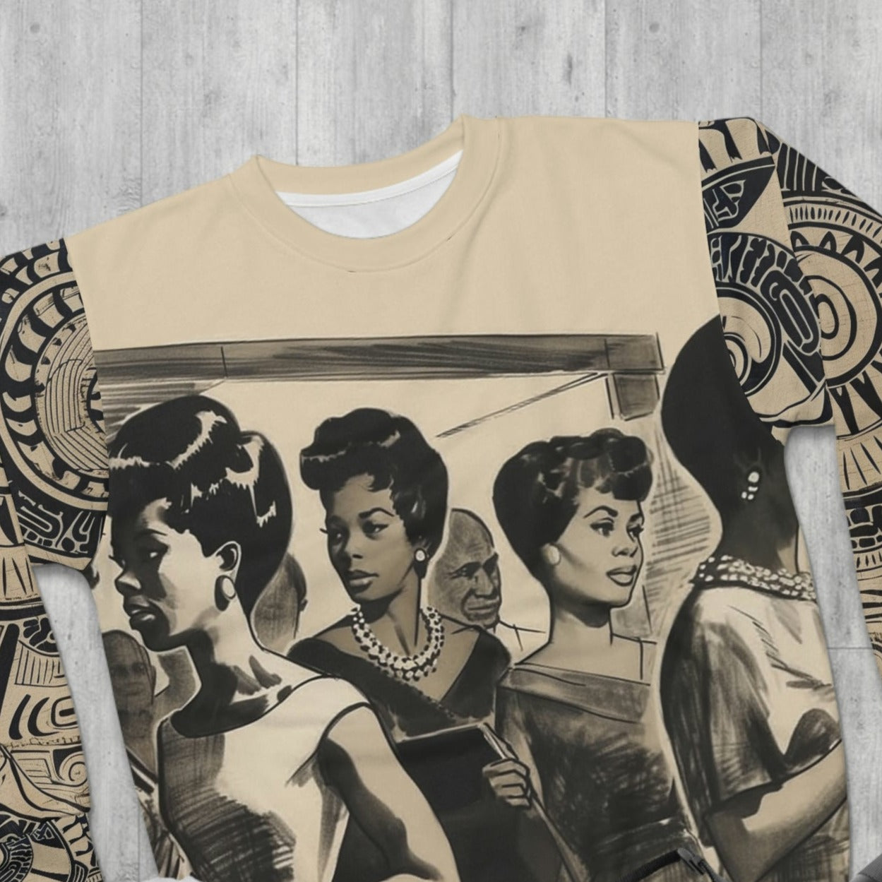 Vintage Women AOP Sweatshirt