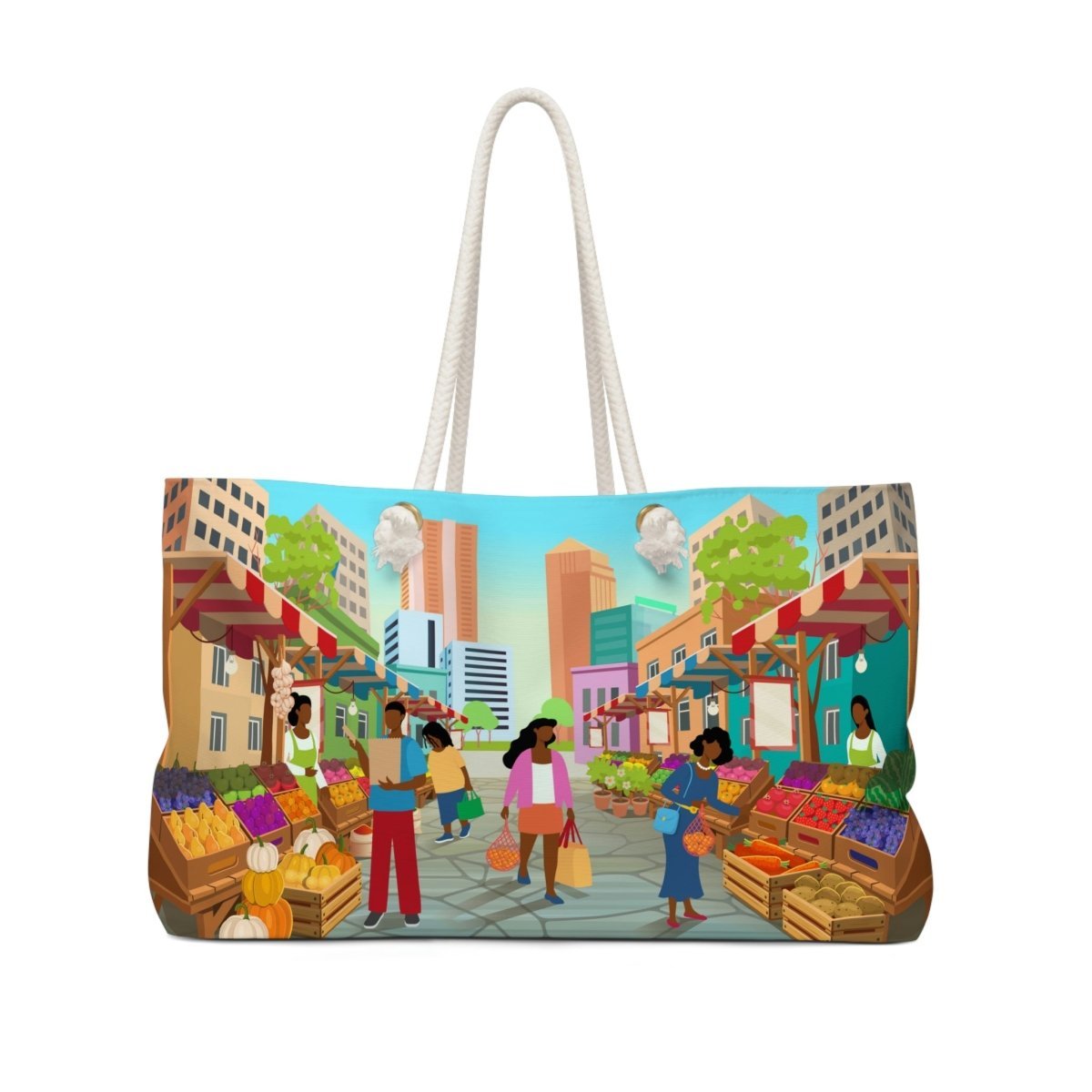 Farmers Market Weekender Bag - The Trini Gee