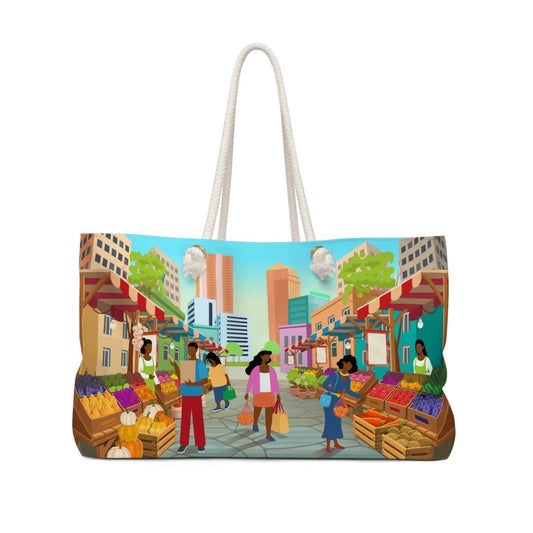 Farmers Market Weekender Bag - The Trini Gee