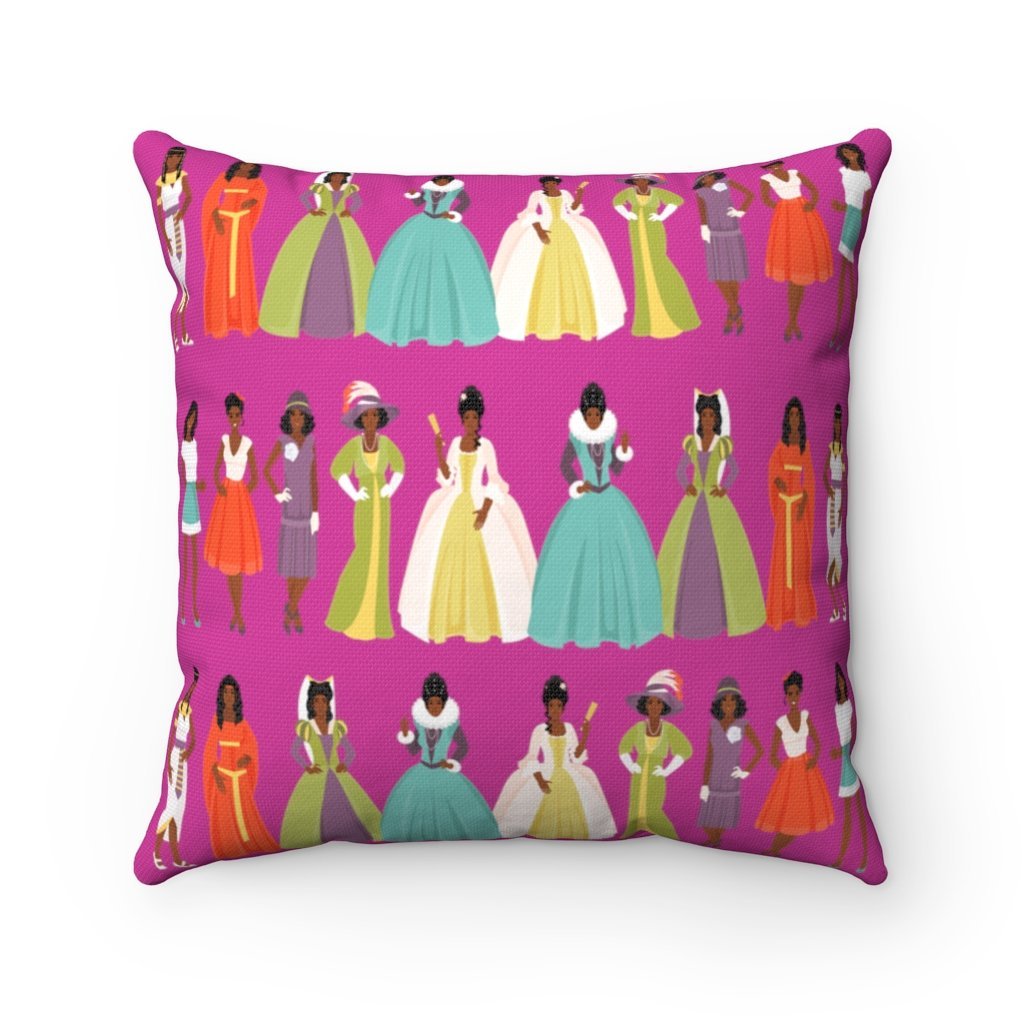 Fashion History Pillow - The Trini Gee