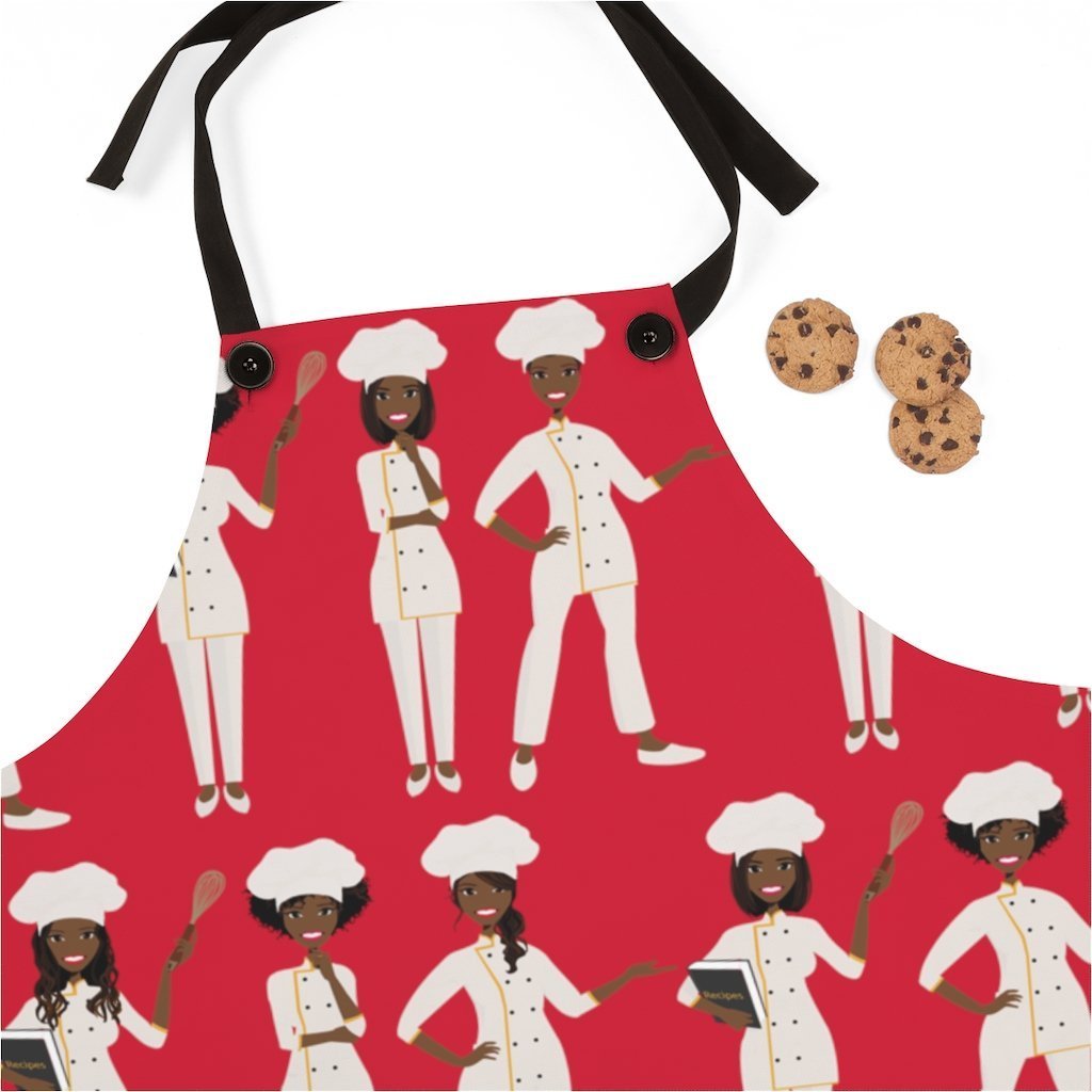 Female Chefs Apron - The Trini Gee