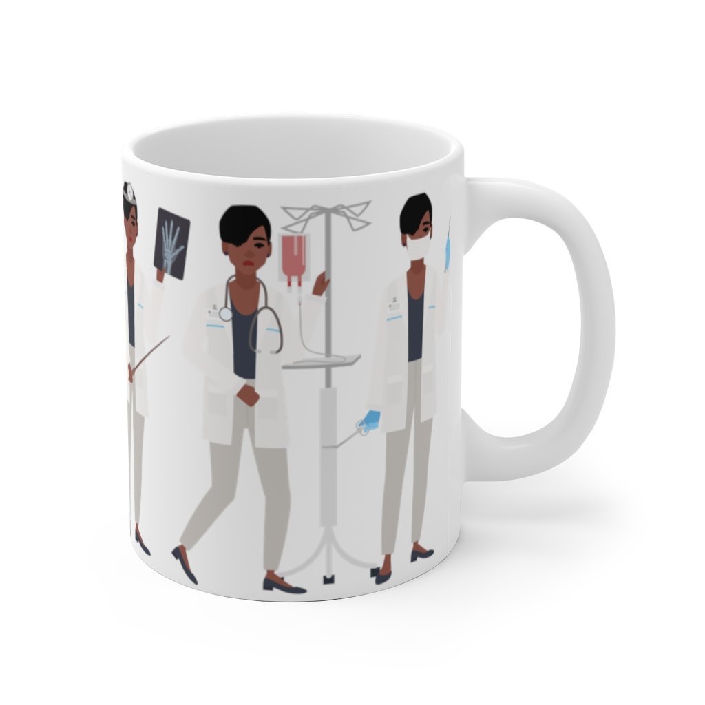 Female Doctor Mug - The Trini Gee