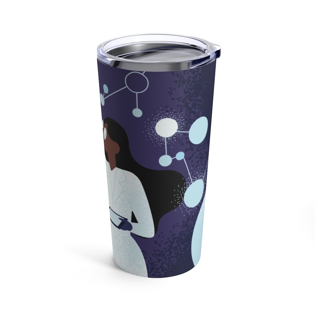 Female Scientist 20oz Tumbler - The Trini Gee