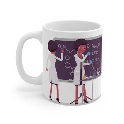 Female Scientist Mug - The Trini Gee
