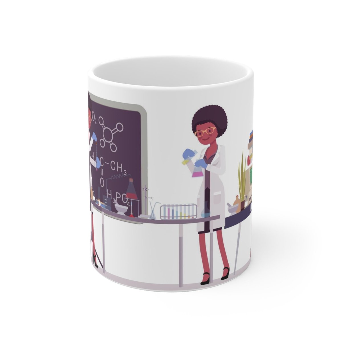 Female Scientist Mug - The Trini Gee