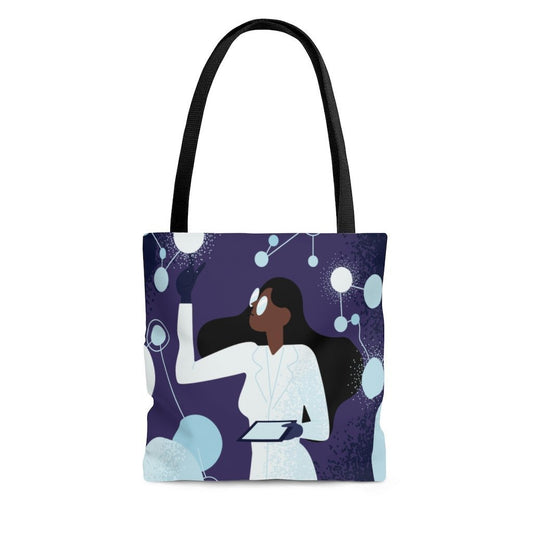 Female Scientist Tote Bag - The Trini Gee