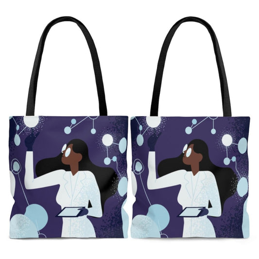 Female Scientist Tote Bag - The Trini Gee