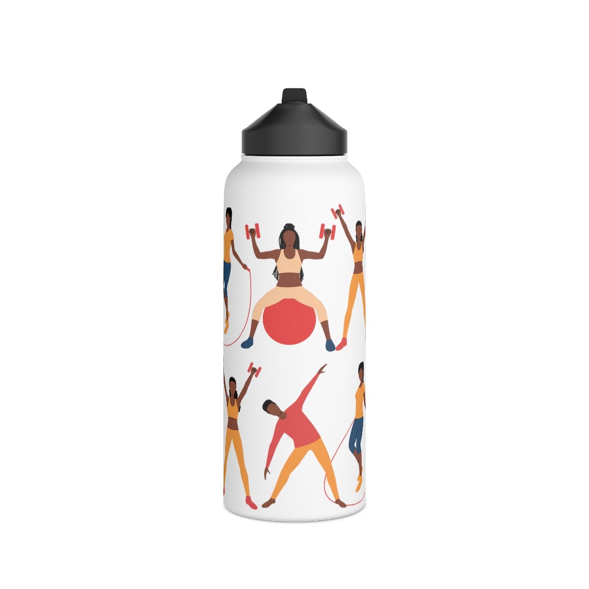 Fitness 32oz Stainless Steel Water Bottle - The Trini Gee
