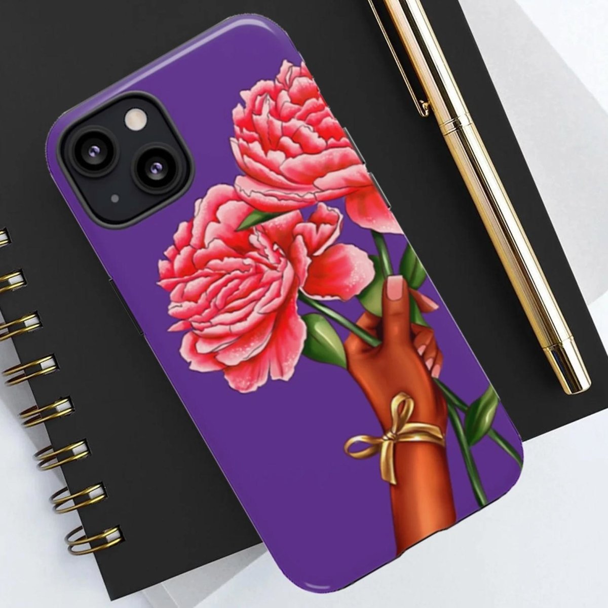 Floral Hand Phone Case - The Trini Gee