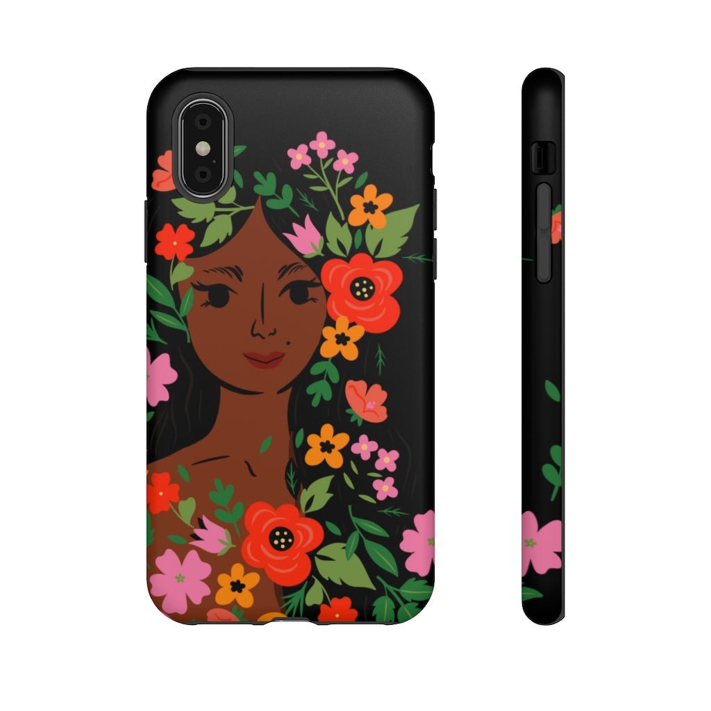 Flower Face Phone Case - The Trini Gee