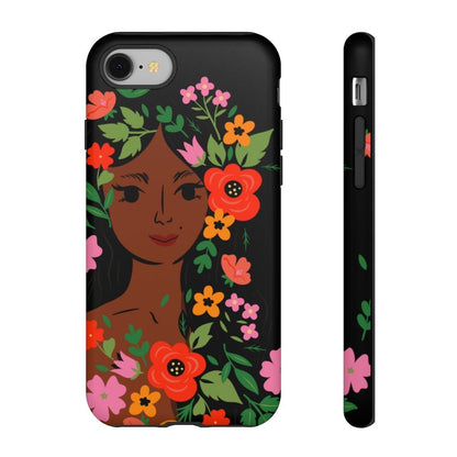 Flower Face Phone Case - The Trini Gee