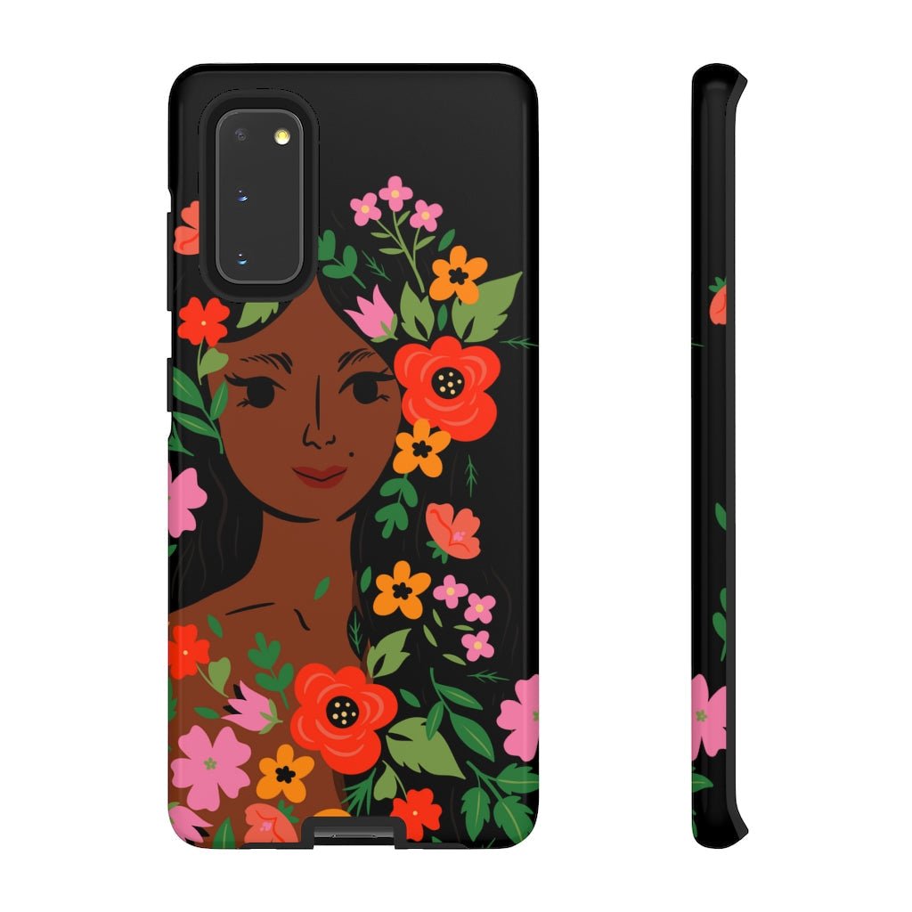 Flower Face Phone Case - The Trini Gee