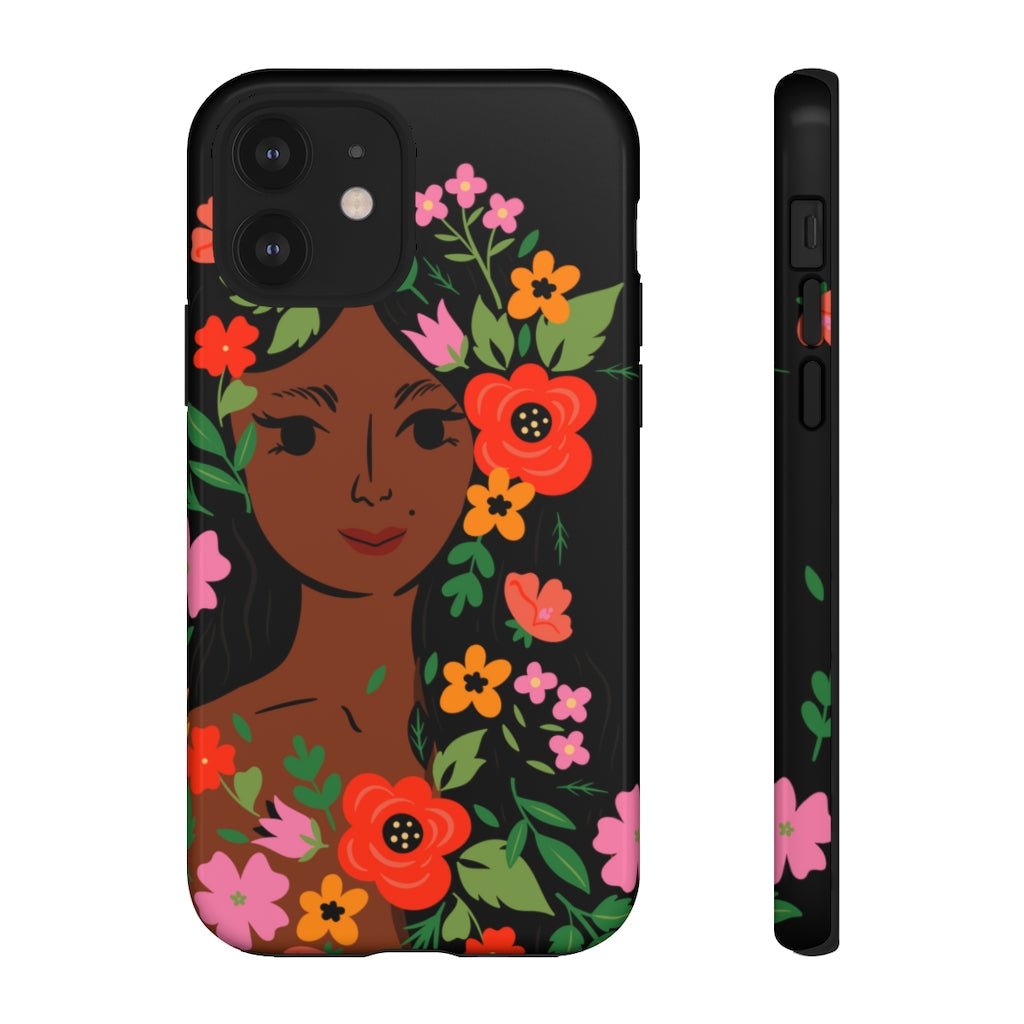 Flower Face Phone Case - The Trini Gee