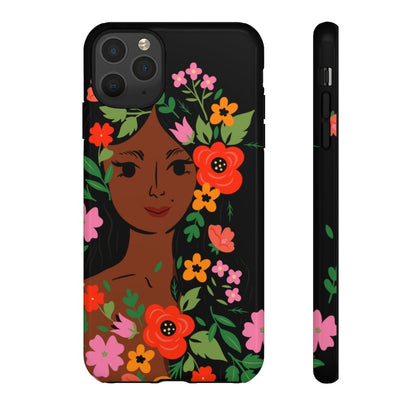 Flower Face Phone Case - The Trini Gee