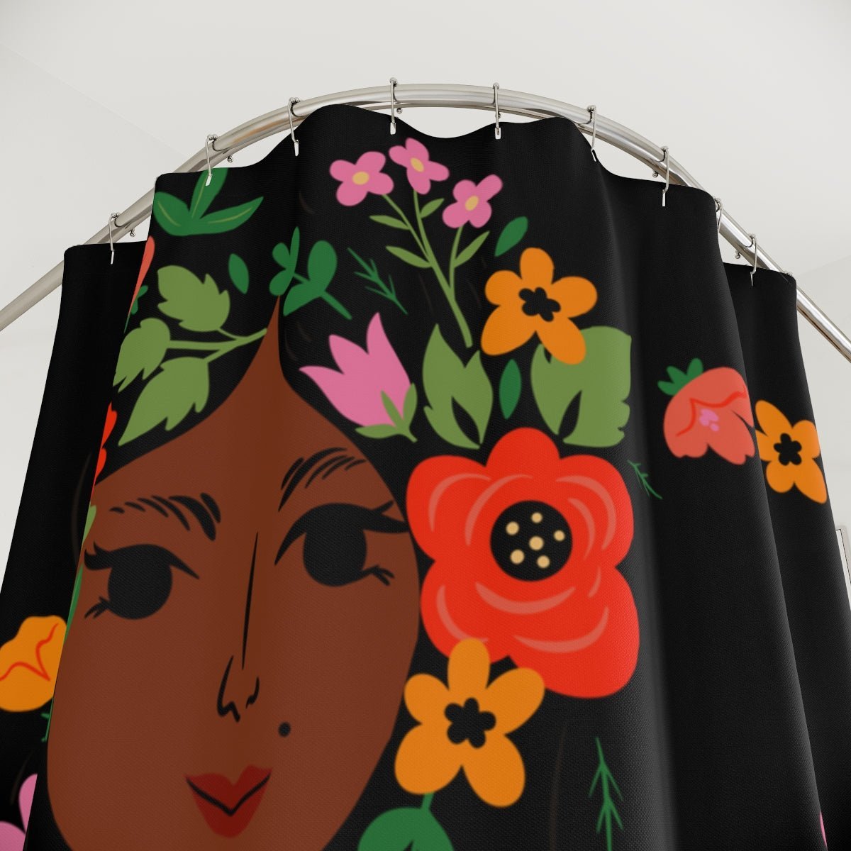 Flower Woman Shower Curtain - The Trini Gee