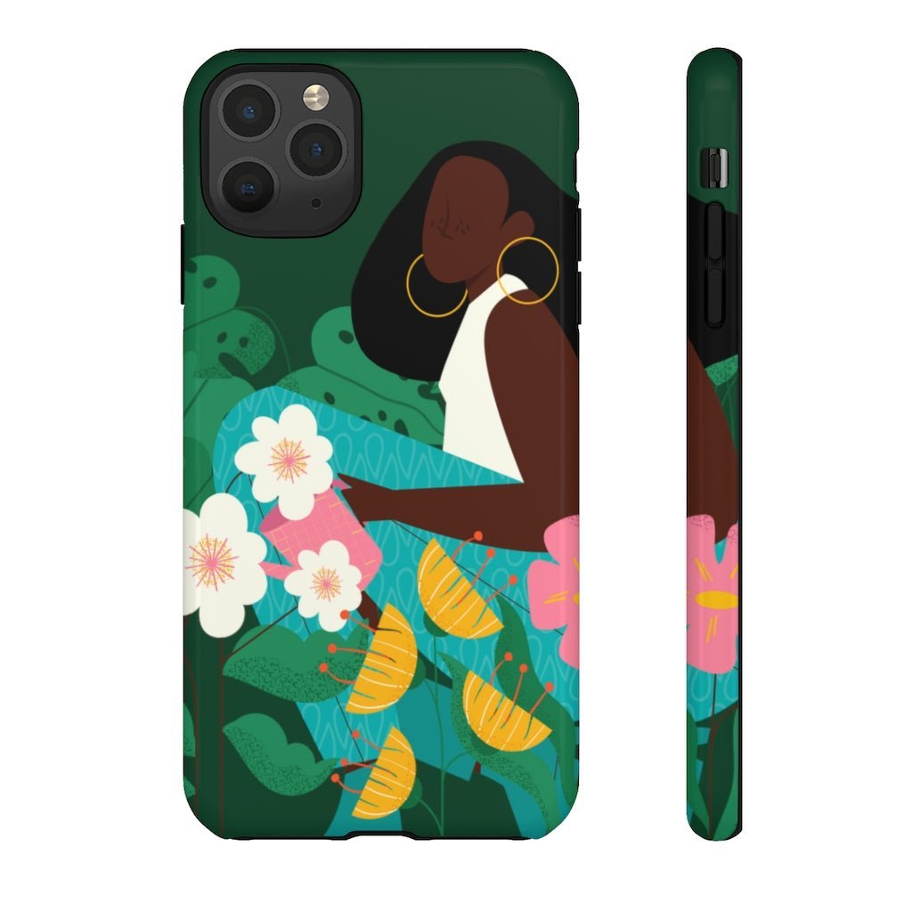 Garden Woman Phone Case - The Trini Gee