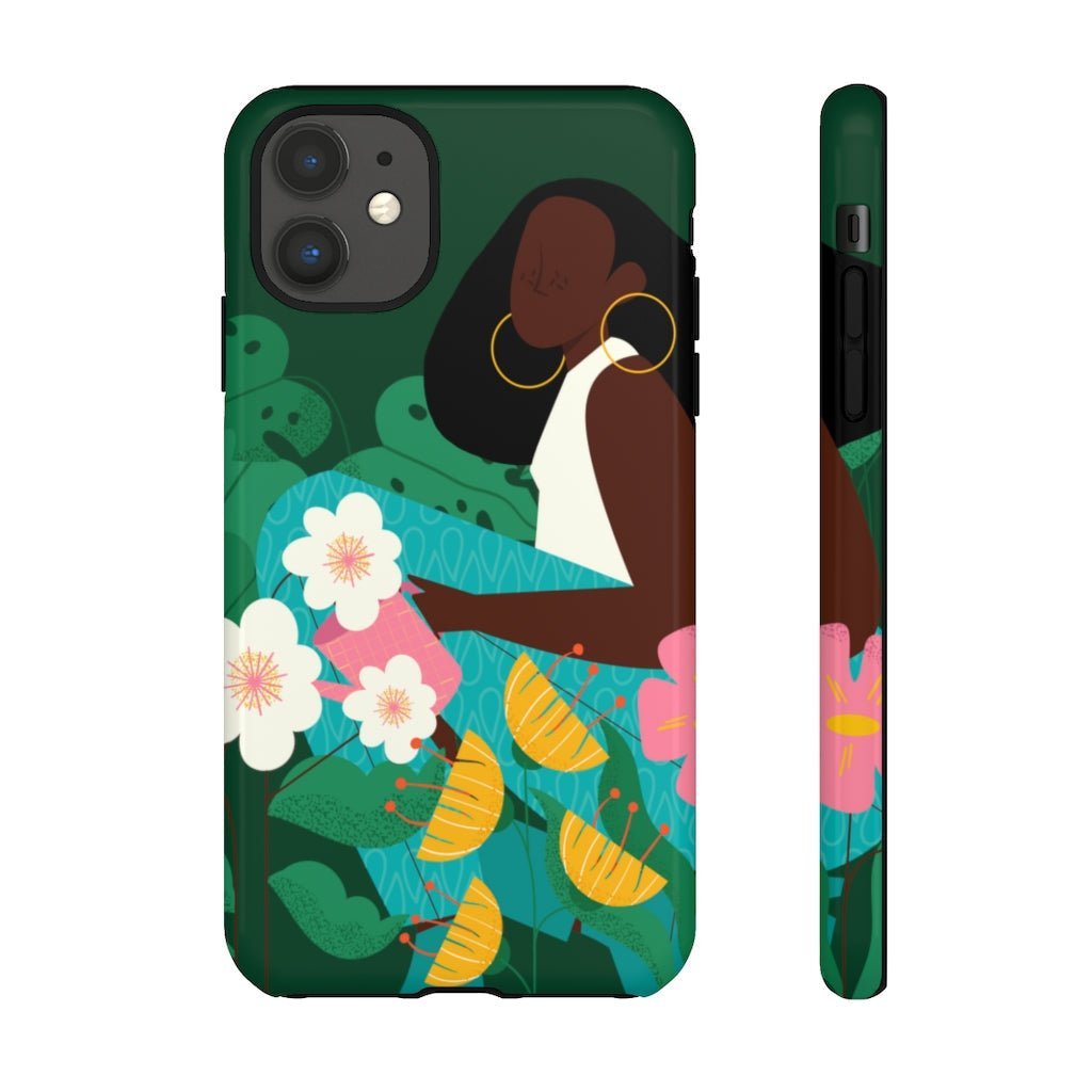 Garden Woman Phone Case - The Trini Gee