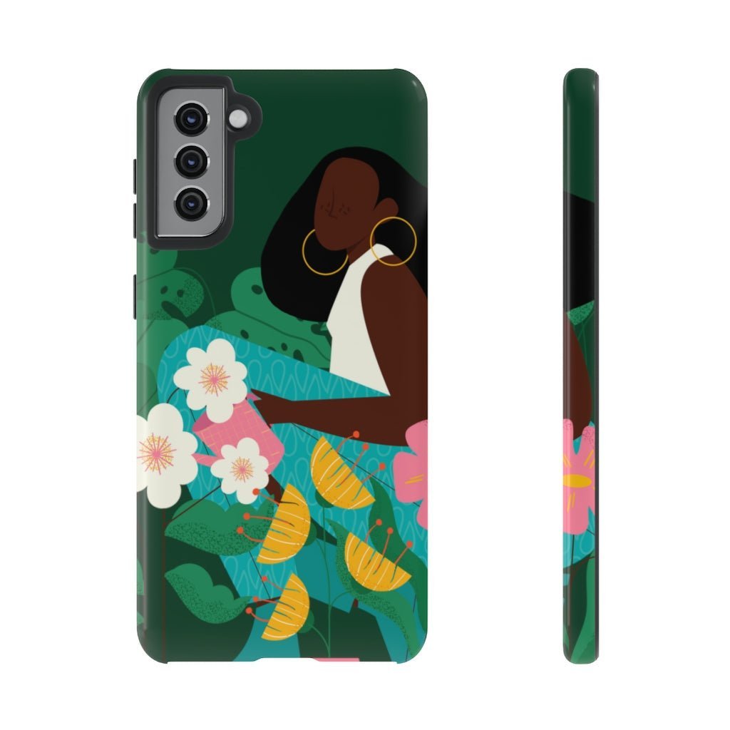 Garden Woman Phone Case - The Trini Gee