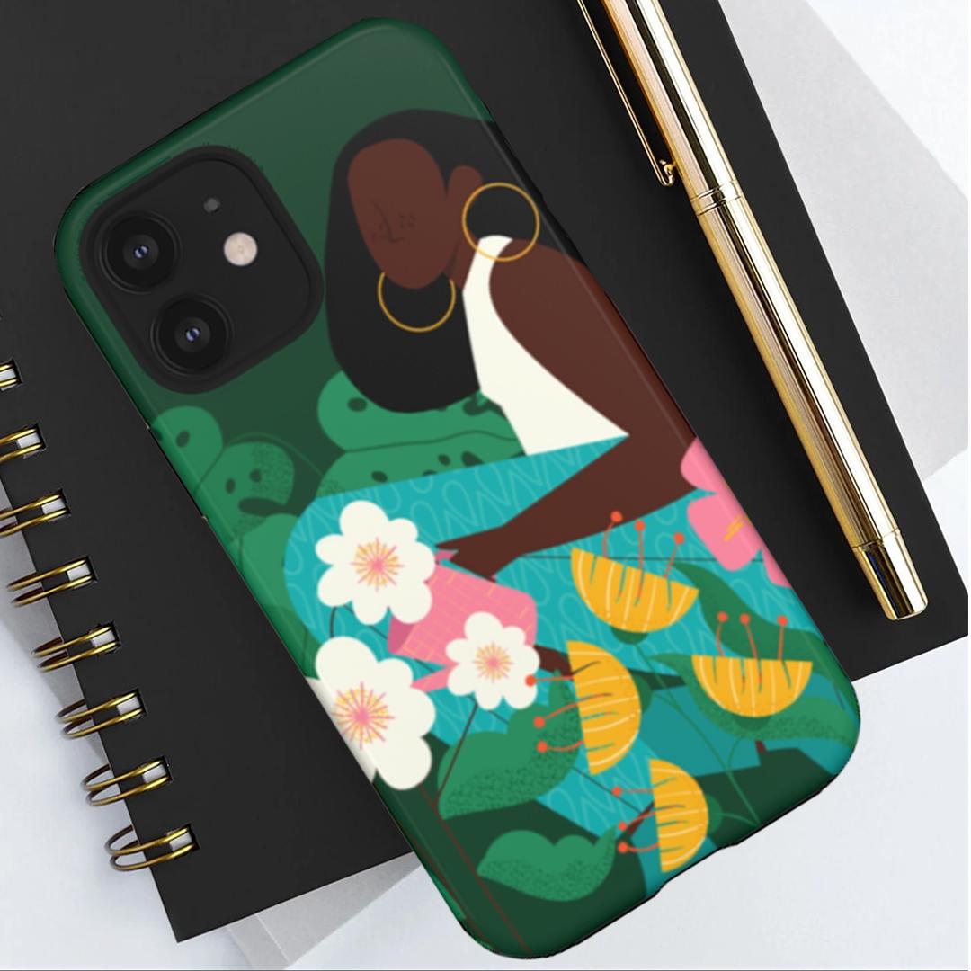 Garden Woman Phone Case - The Trini Gee