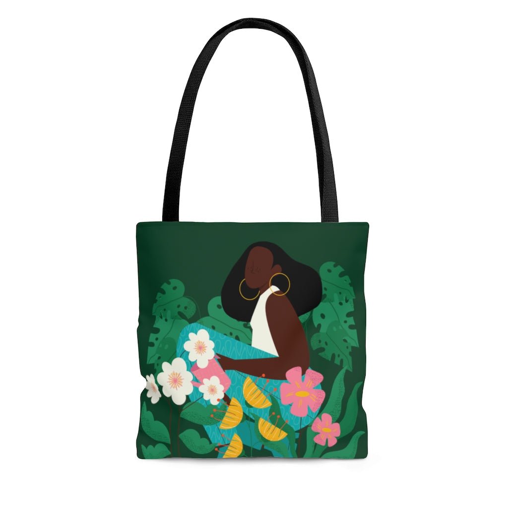 Garden Woman Tote Bag - The Trini Gee