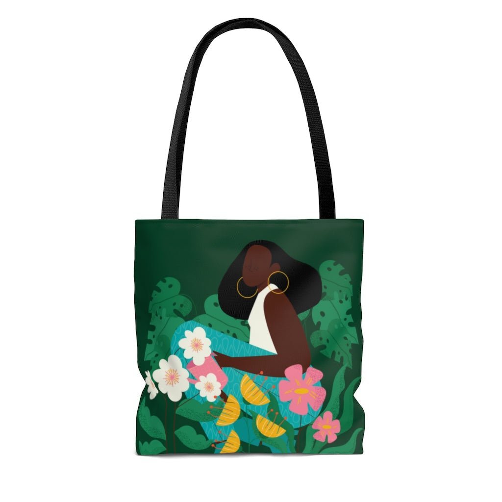 Garden Woman Tote Bag - The Trini Gee