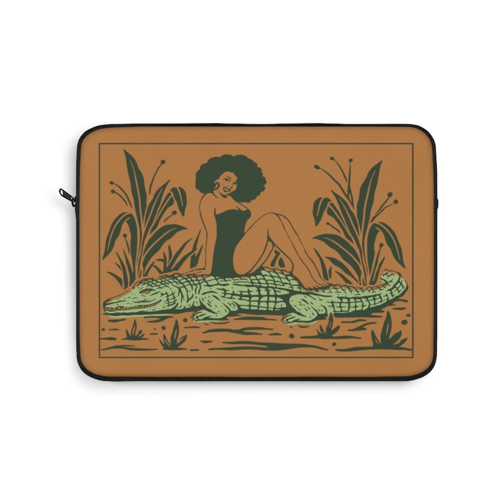 Gator Chick Laptop Sleeve - The Trini Gee