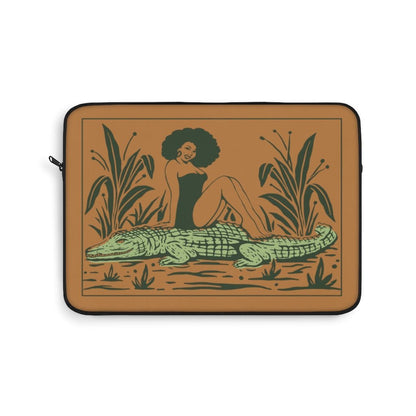 Gator Chick Laptop Sleeve - The Trini Gee